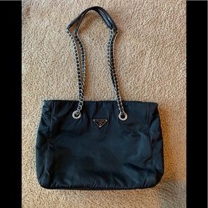 PRADA Vintage Tessuto Nylon Catena Shoulder Bag
